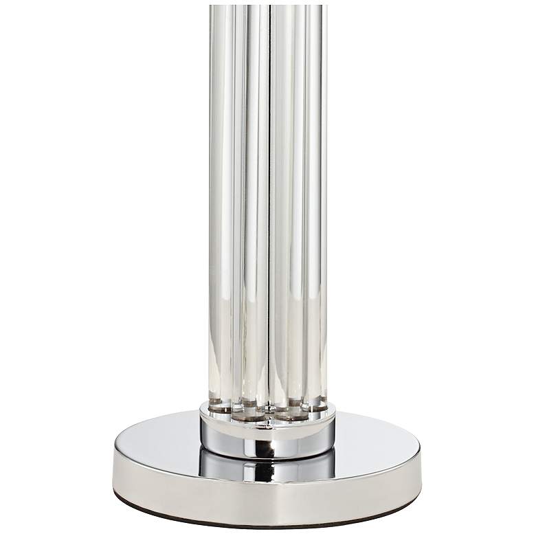 Image 4 Possini Euro Cadence 30" Modern Glass Column Lamp with Dimmer more views