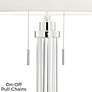 Thumbnail4 of Possini Euro Cadence 31 1/2" Glass Column Table Lamp with Square Riser more views