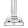 5_Possini Euro Cadence 31 1/2" Glass Column Table Lamp with Square Riser more views