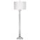 Possini Euro Cadence 62" Chrome Steel and Crystal Column Floor Lamp