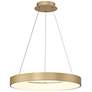 Watch A Video About the Cafferty Sanded Gold LED Ring Pendant Light