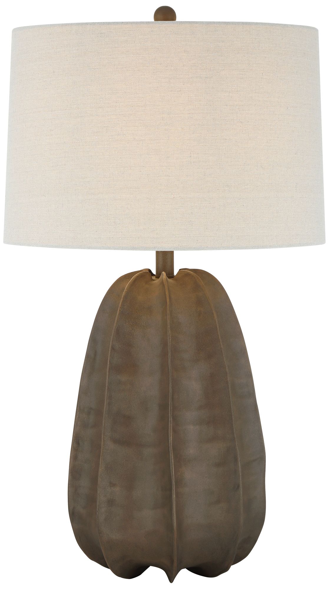 Image 2 Possini Euro Calabasa 30" High Chocolate Brown Modern Table Lamp