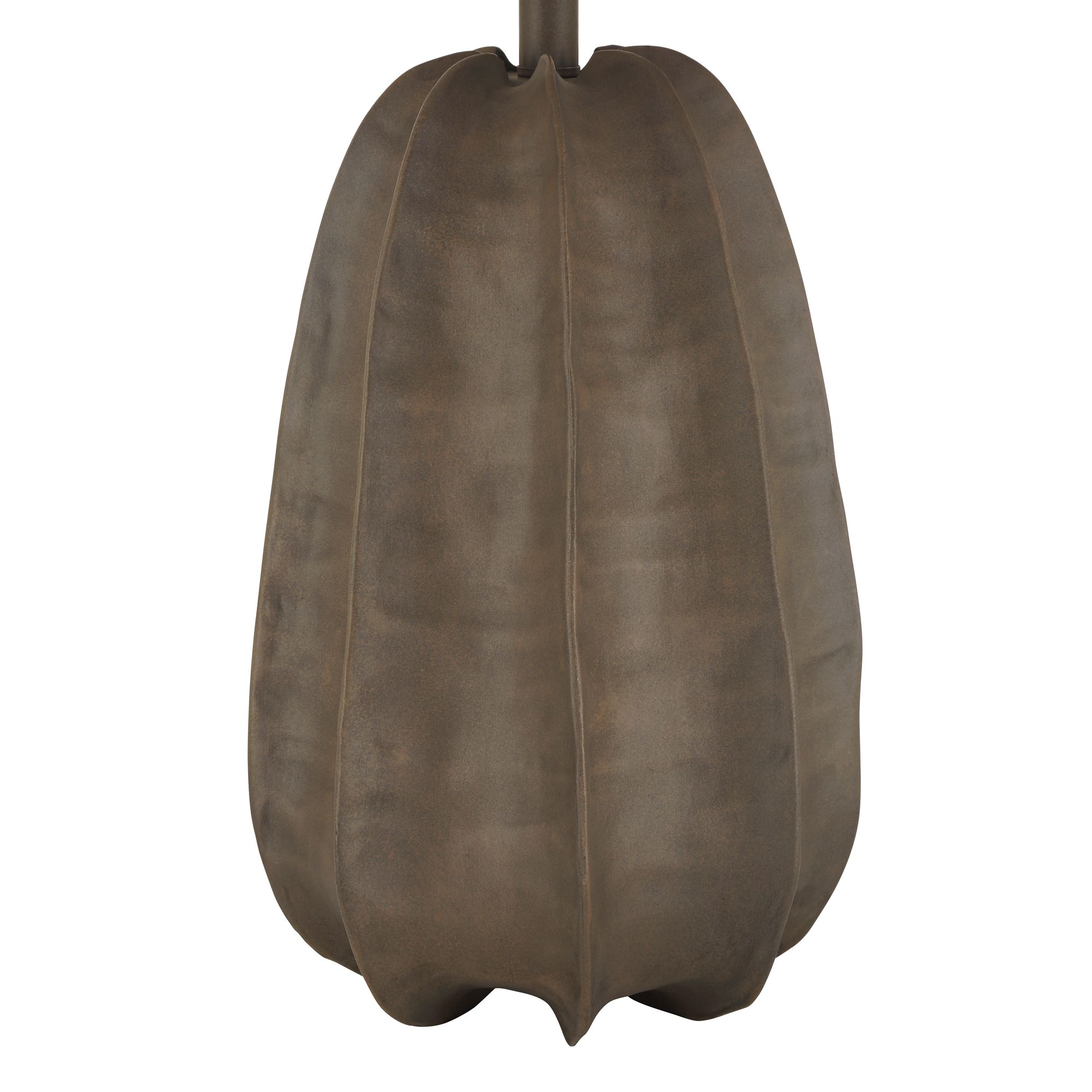 Image 6 Possini Euro Calabasa 30" High Chocolate Brown Modern Table Lamp more views
