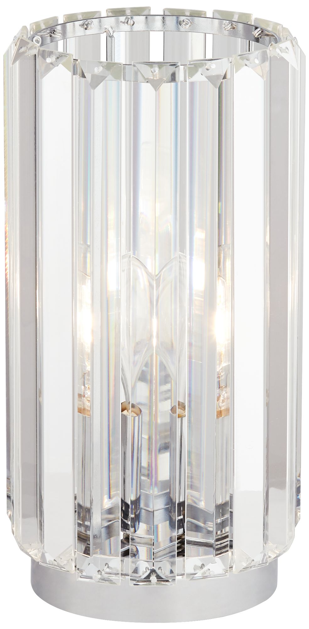 Image 3 Possini Euro Caledan 10 1/2" High Crystal Accent Table Lamp