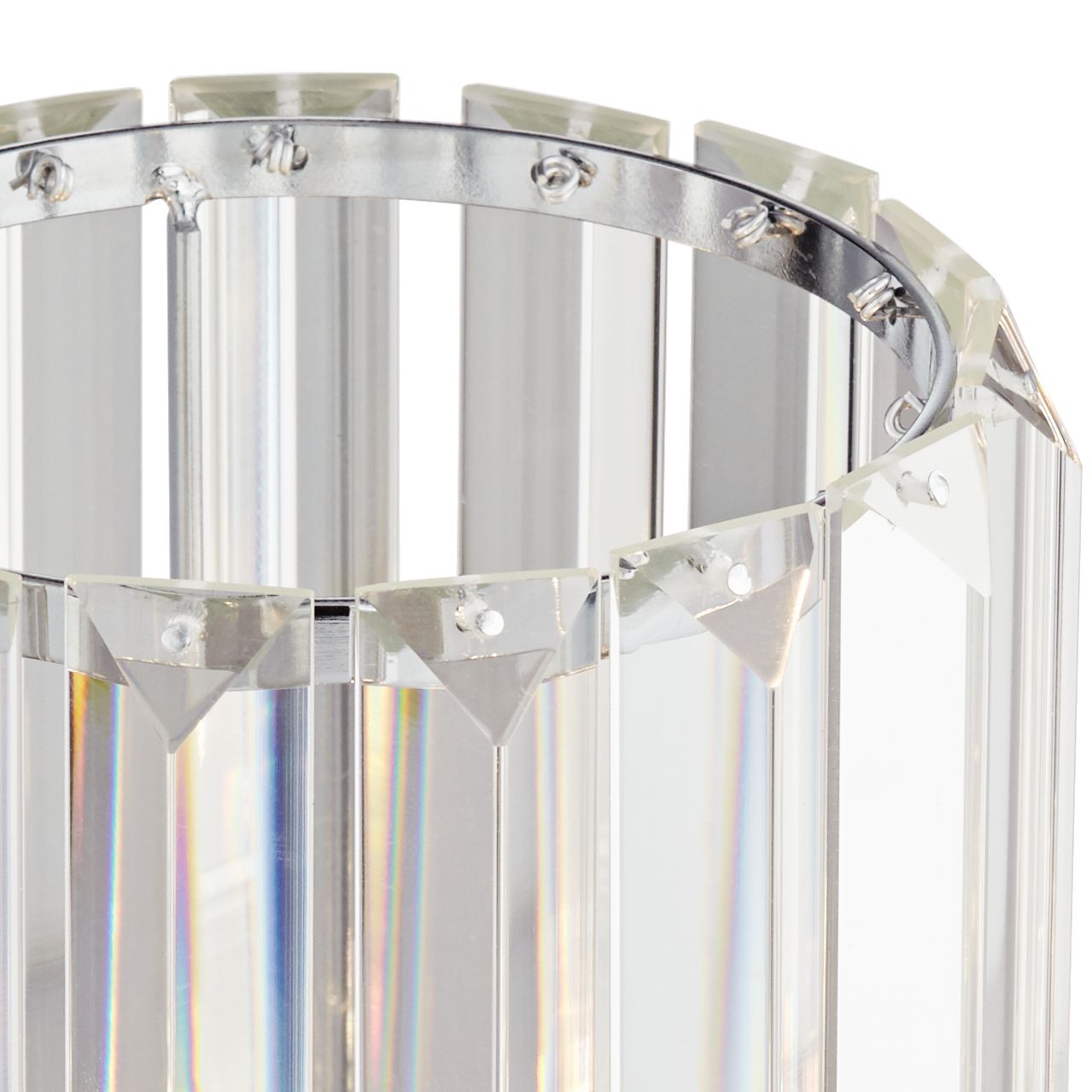 Image 4 Possini Euro Caledan 10 1/2" High Crystal Accent Table Lamp more views