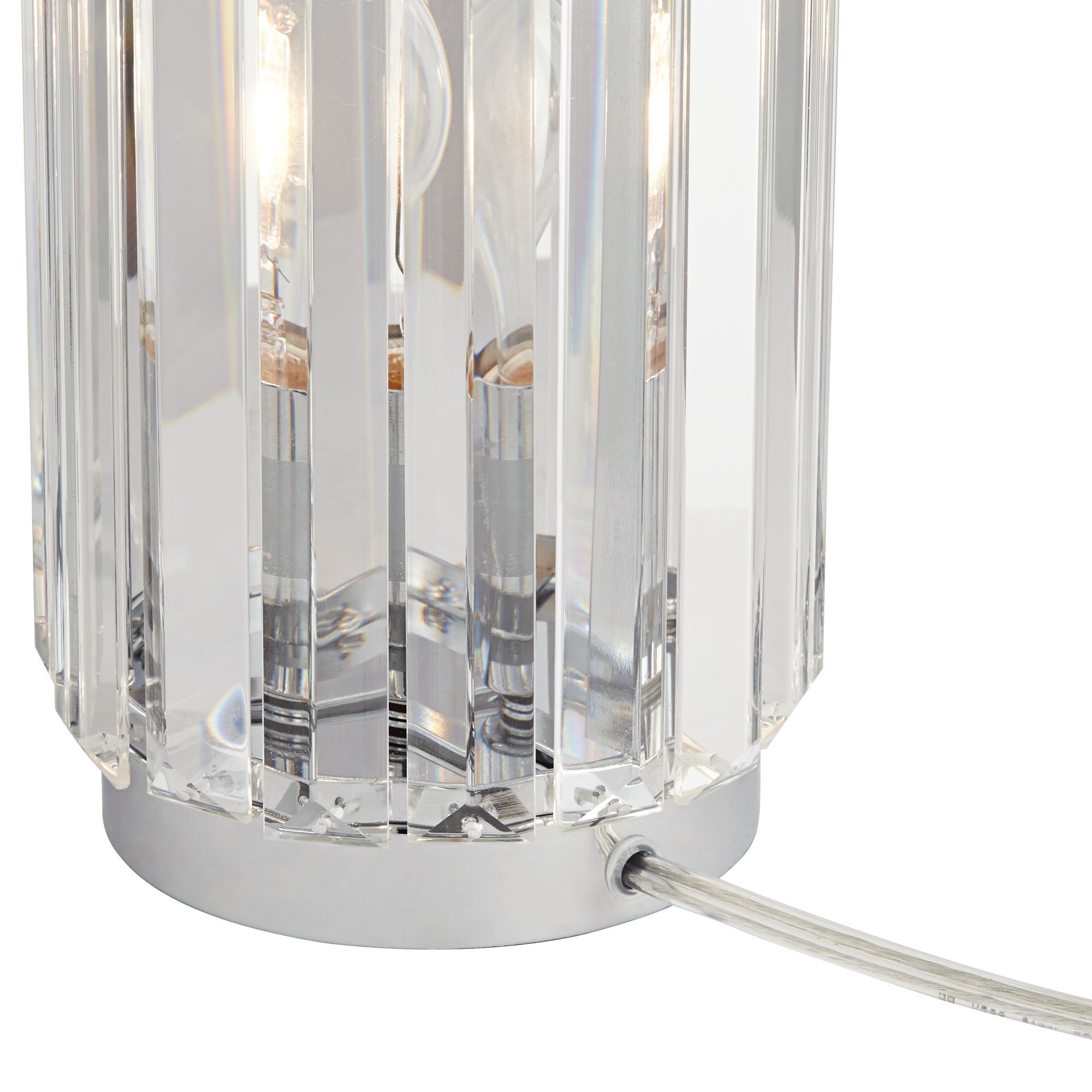 Image 5 Possini Euro Caledan 10 1/2" High Crystal Accent Table Lamp more views