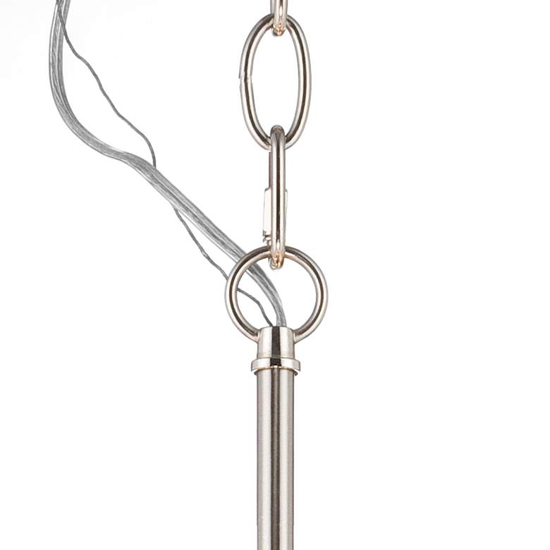 Image 5 Possini Euro Caliari 22" Wide Brushed Nickel 6-Light Drum Pendant more views