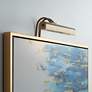 1_Possini Euro Calliope 16" Wide Light Bronze Plug-In Picture Light