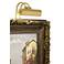 Possini Euro Calliope 9" Wide Light Gold Plug-In Picture Light