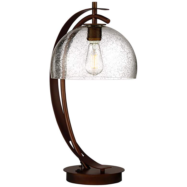 Image 7 Possini Euro Calvin 22 1/2" Bronze LED USB Desk Lamps Set of 2 more views