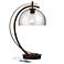 Possini Euro Calvin 22 1/2" Glass Dome USB Table Lamp with LED Bulb