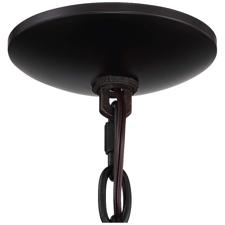 Image 4 Possini Euro Camden 15 3/4 inch Wide Black and Warm Brass Ceiling Pendant more views