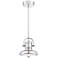 Possini Euro Camerino 8" Wide Chrome LED Mini Pendant