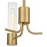 5_Possini Euro Camila 15" Wide Warm Brass 3-Light Chandelier more views