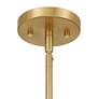 6_Possini Euro Camila 15" Wide Warm Brass 3-Light Chandelier more views