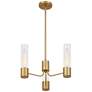 Watch A Video About the Possini Euro Camila Warm Brass 3 Light Chandelier