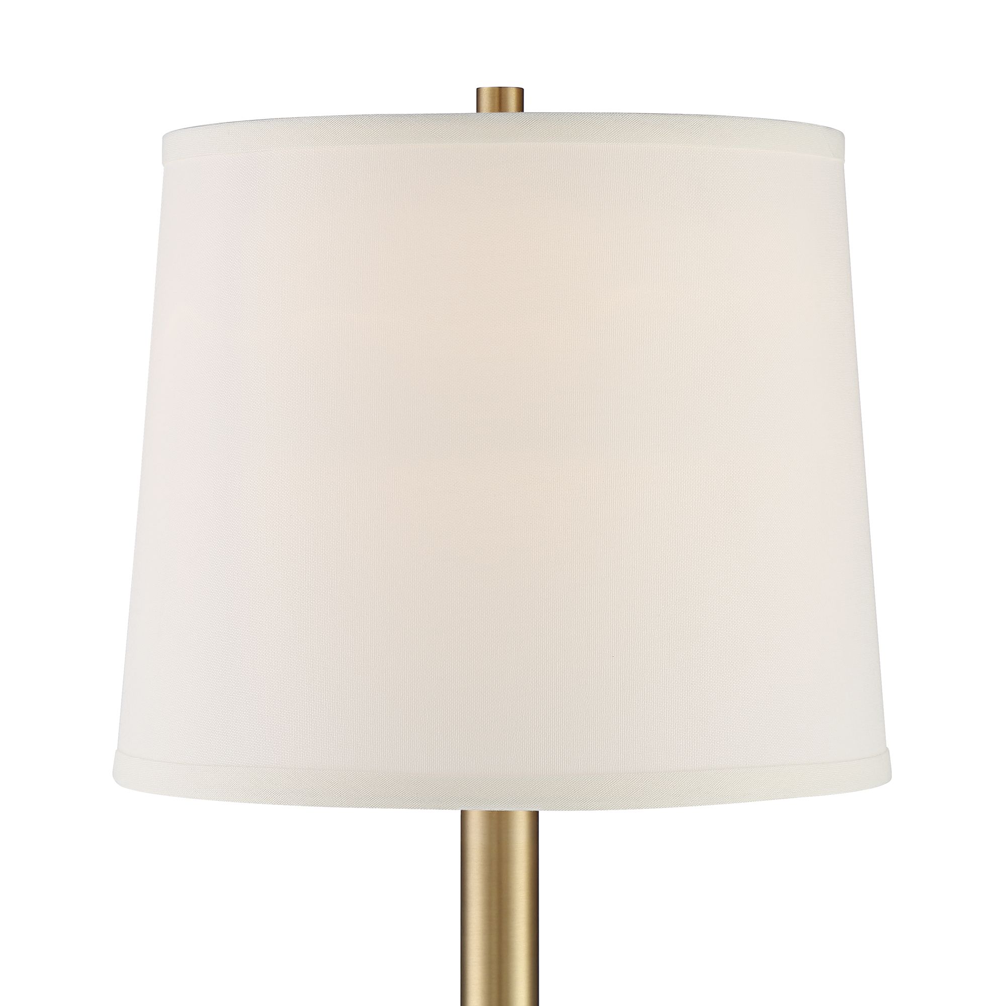 Image 3 Possini Euro Camile 25" Brass Finish Metal USB Table Lamps Set of 2 more views
