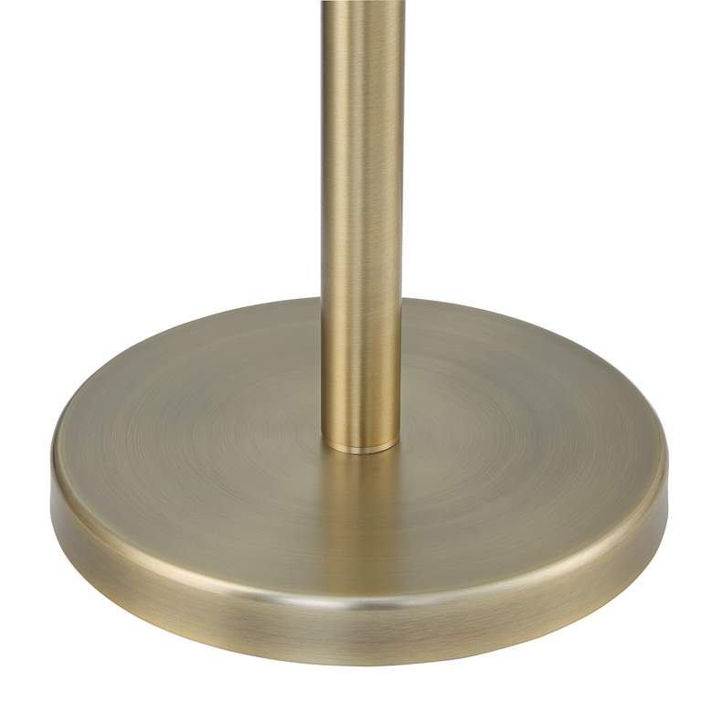 Image 5 Possini Euro Canasta Trac 66" Satin Brass Modern Tree Floor Lamp more views