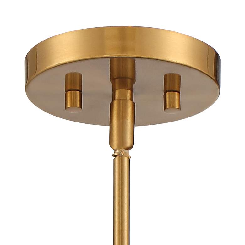 Image 5 Possini Euro Candide 7 inch Wide Gold and Crackle Glass Globe Mini-Pendant more views