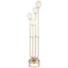 Possini Euro Candide Warm Gold 4-Light Floor Lamp with Riser