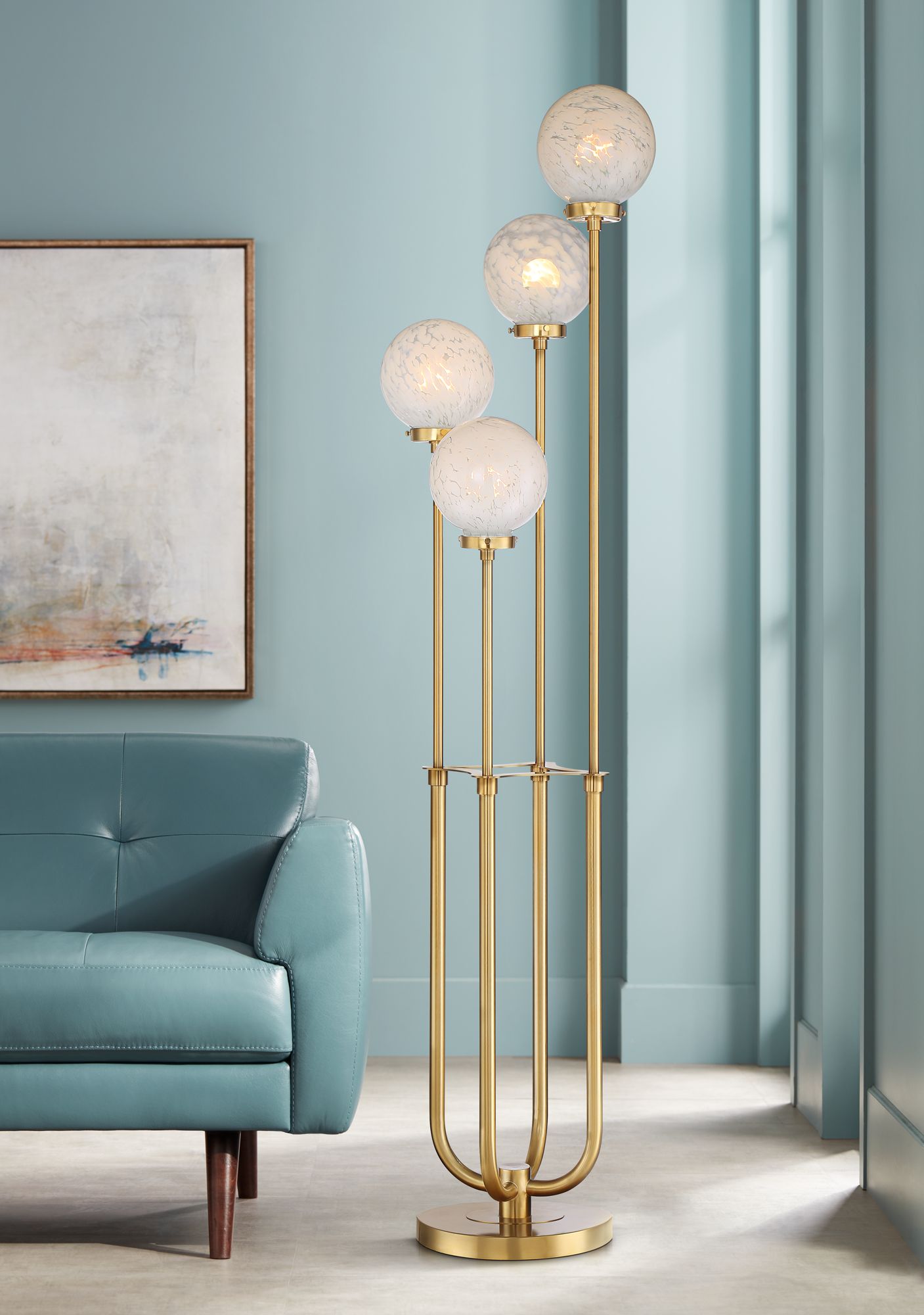 4 light floor lamp