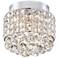 Possini Euro Candyce 9" Wide LED Crystal Ceiling Light