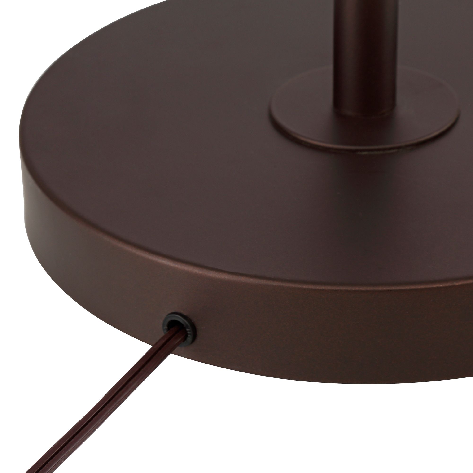 Possini Euro Caper 60 1/2" Bronze Table Floor Lamp with USB and Outlet in scene