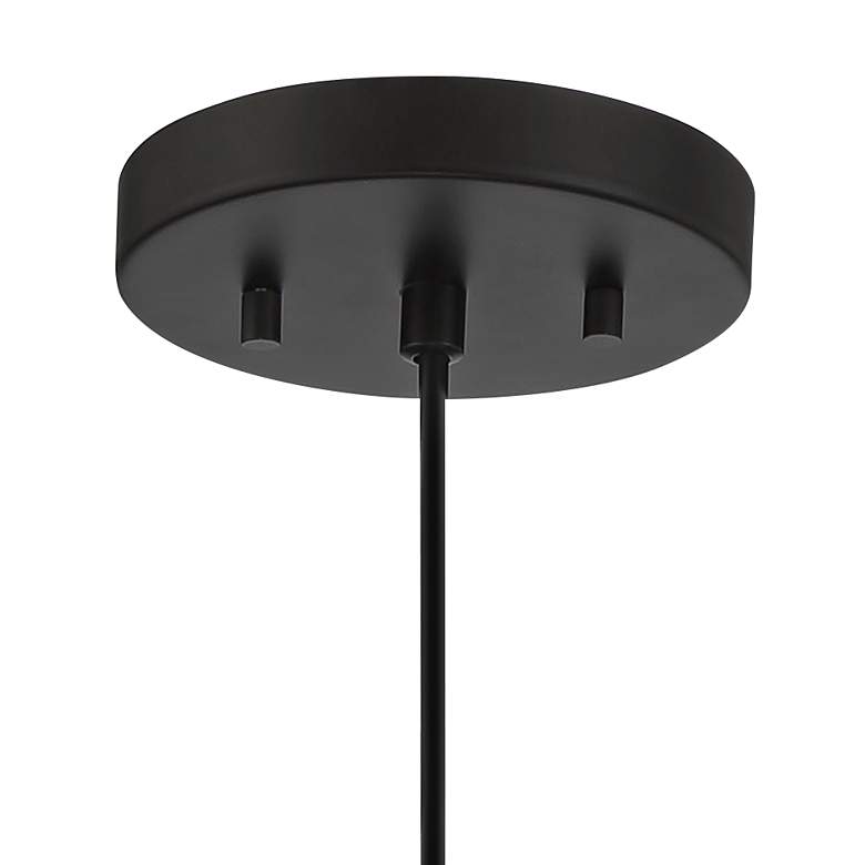 Image 4 Possini Euro Capri 9 1/4 inch Wide Black Mini Pendant Light more views