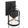 3_Possini Euro Caramela 20" High Black Outdoor Wall Light Set of 2 more views