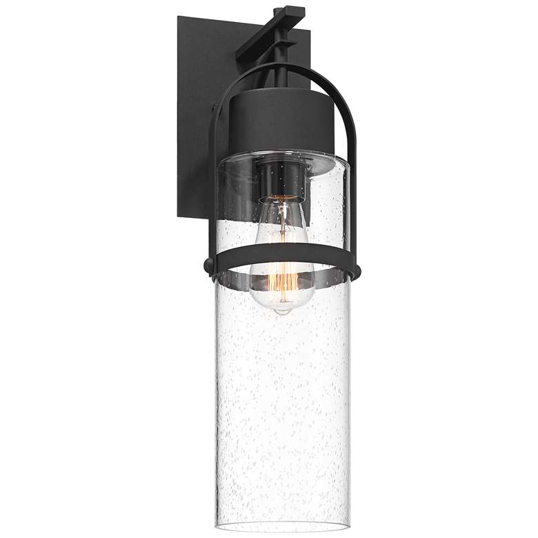 Image 6 Possini Euro Caramela 20" High Black Outdoor Wall Light Set of 2 more views