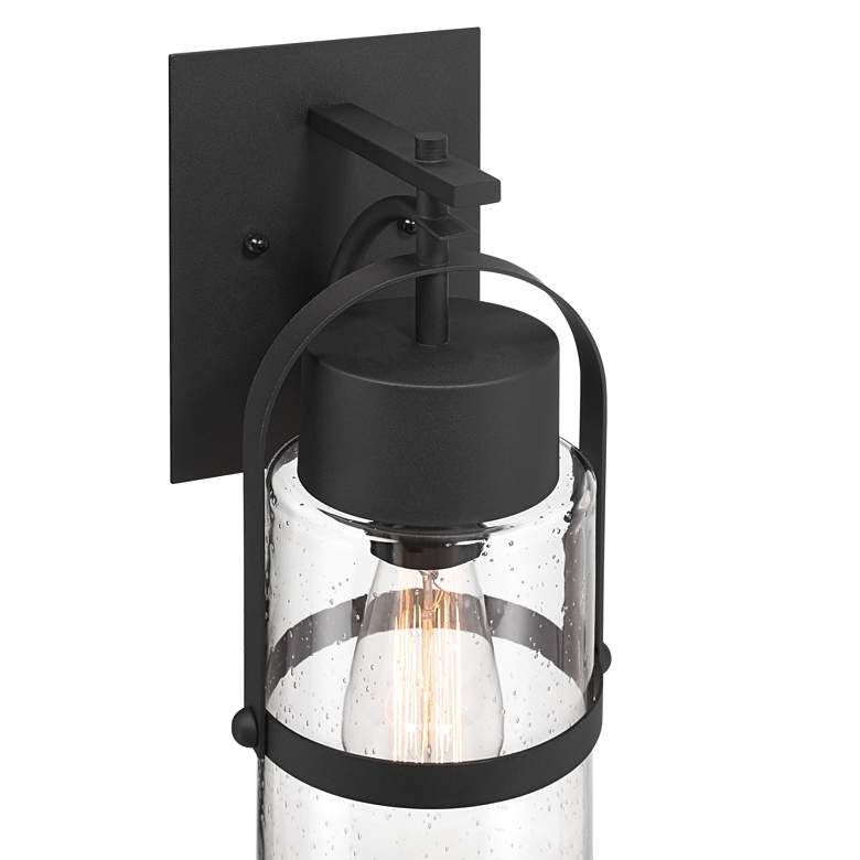 Image 3 Possini Euro Caramela 20" High Black Outdoor Wall Light more views