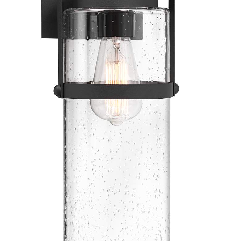 Image 4 Possini Euro Caramela 20" High Black Outdoor Wall Light more views