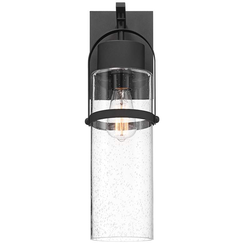 Image 5 Possini Euro Caramela 20" High Black Outdoor Wall Light more views