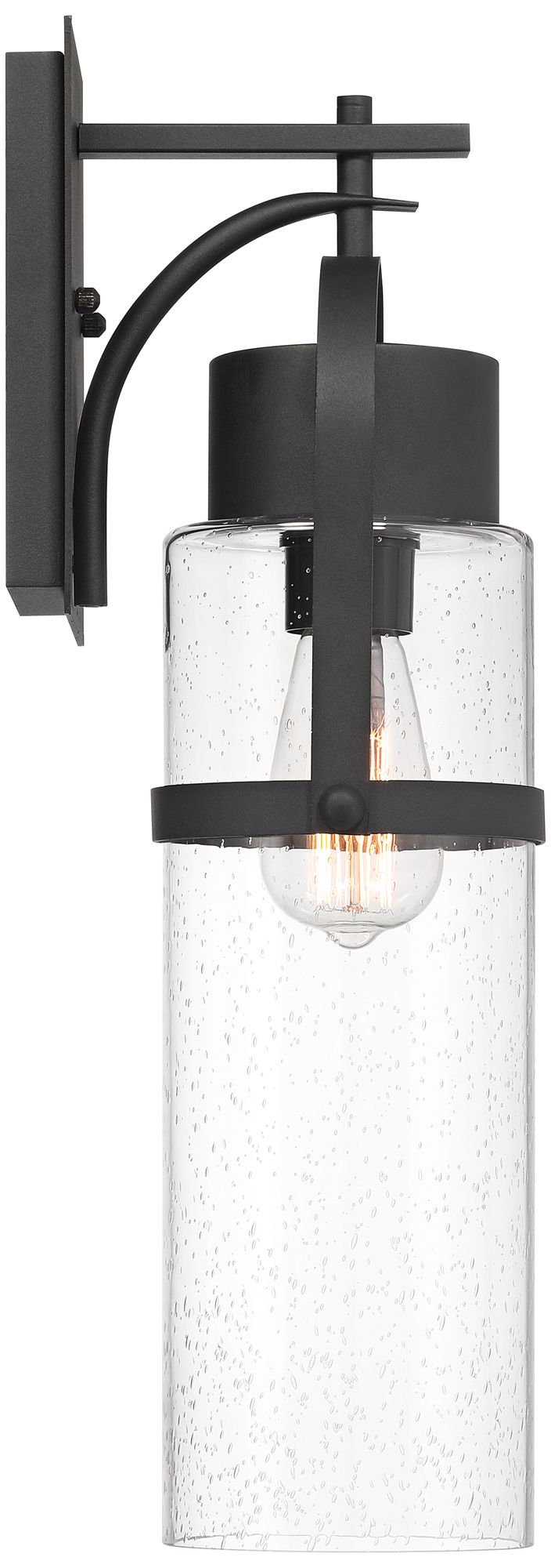 Possini Euro Caramela 20" High Black Outdoor Wall Light