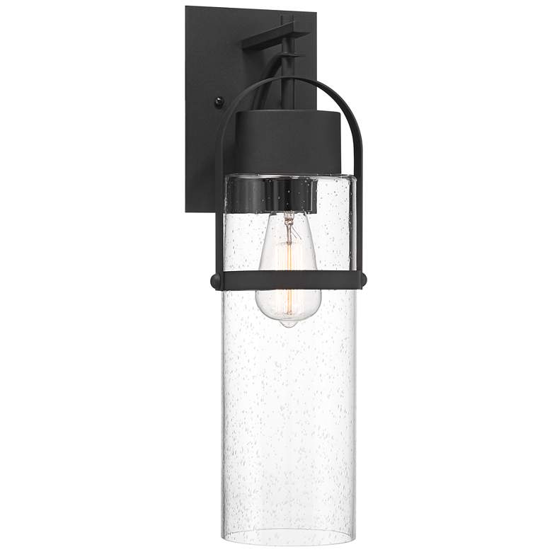 Image 2 Possini Euro Caramela 20" High Black Wall Sconce