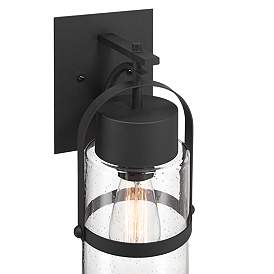 Image3 of Possini Euro Caramela 20" High Black Wall Sconce more views