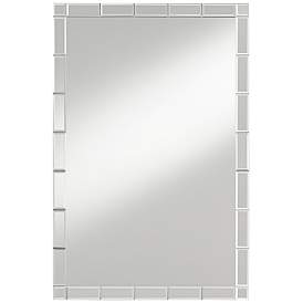 Image2 of Possini Euro Cari 23 1/2" x 35 1/2" Tile Edge Mirror
