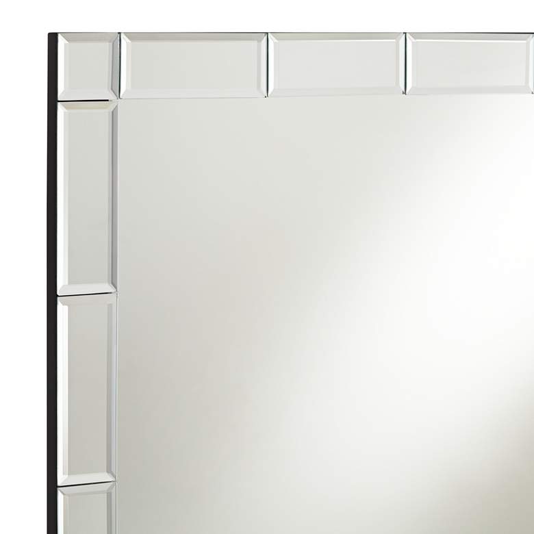 Image 3 Possini Euro Cari 23 1/2 inch x 35 1/2 inch Tile Edge Mirror more views