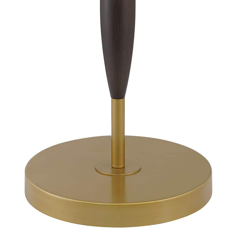Image 7 Possini Euro Carillo 67" Espresso Brown and Gold Modern Floor Lamp more views