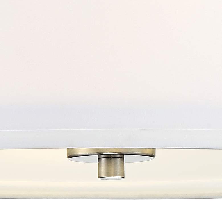 Image 3 Possini Euro Carina 20" Wide Brushed Nickel Pendant Light more views