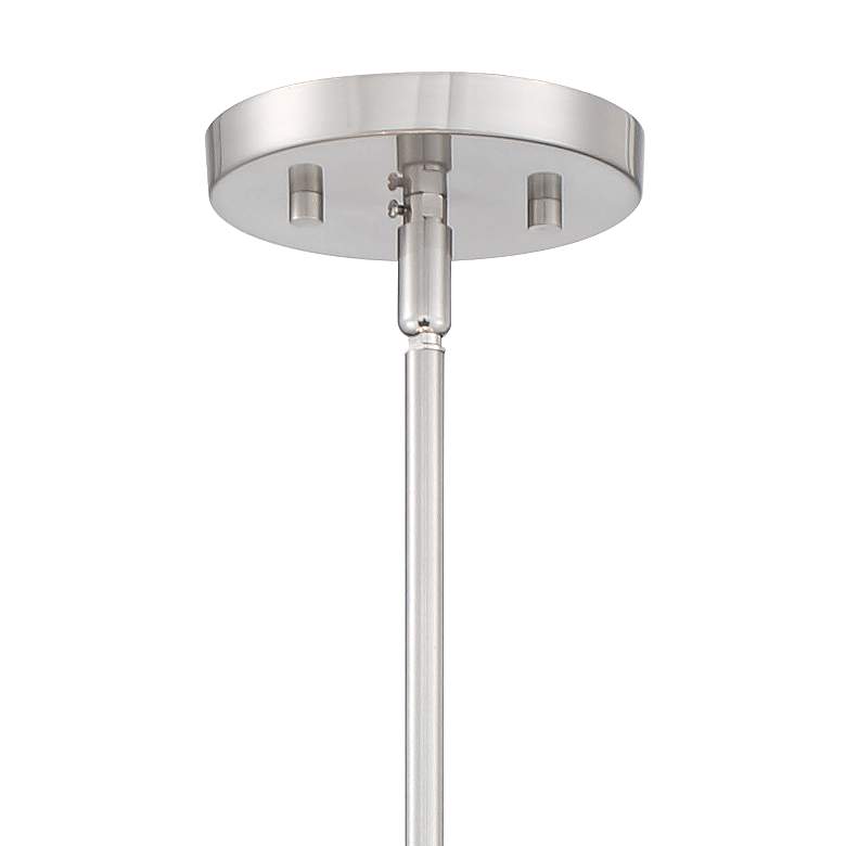 Image 5 Possini Euro Carina 20" Wide Brushed Nickel Pendant Light more views