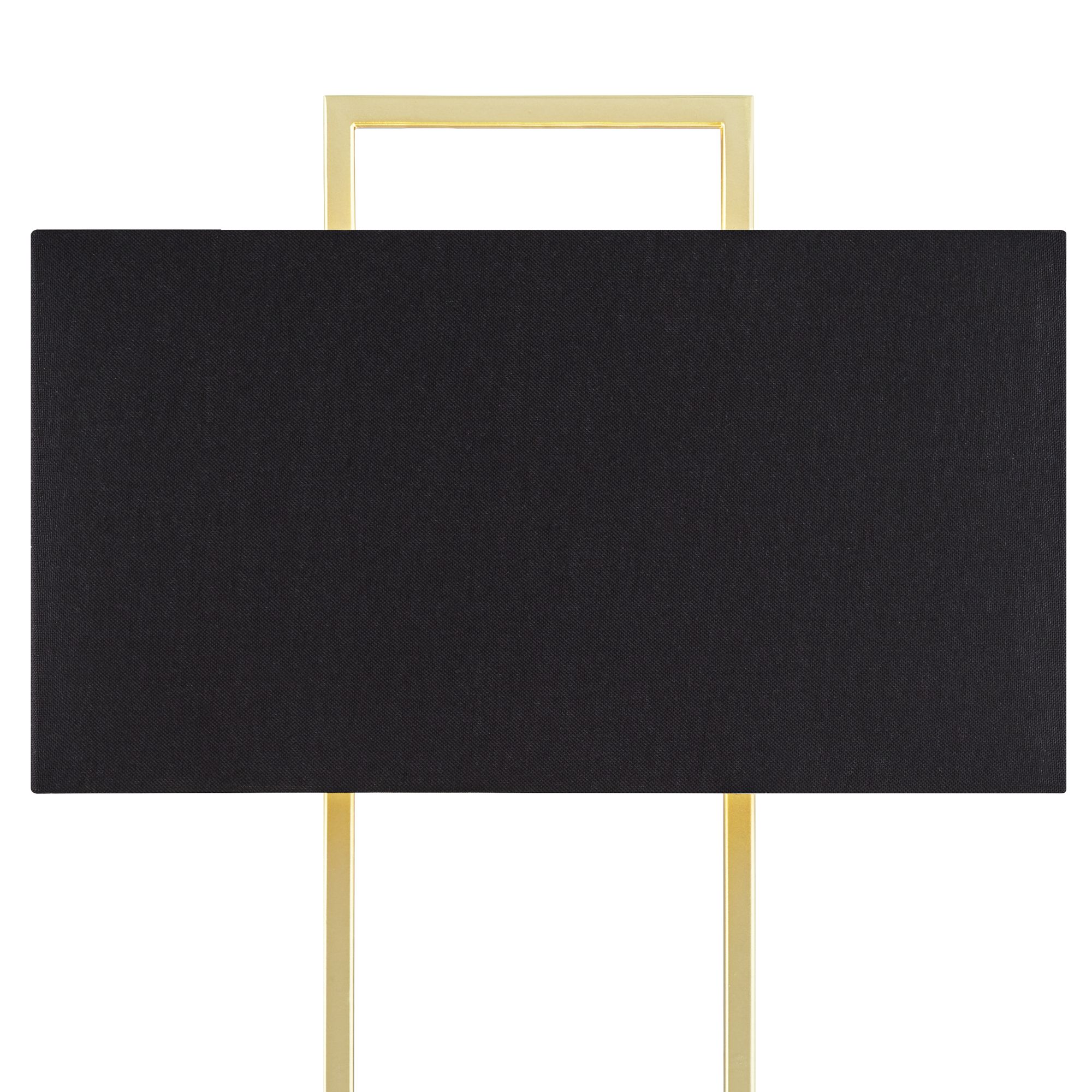 Image 4 Possini Euro Carl 24 3/4" Black and Gold Rectangle Table Lamp more views