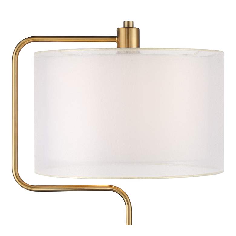 Image 3 Possini Euro Carlyle USB Port and Outlet Modern Desk Lamps Set of 2 more views