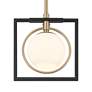 5_Possini Euro Carlyn 10 1/2" Wide Black and Gold Mini Pendant more views
