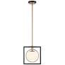 Watch A Video About the Possini Euro Carlyn Black and Gold Mini Pendant
