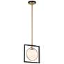 Watch A Video About the Possini Euro Carlyn Black and Gold Mini Pendant