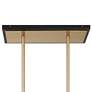 Watch A Video About the Possini Euro Carlyn Black and Gold 4 Light Island Pendant