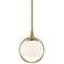Possini Euro Carlyn 8 3/4" Wide Gold and Glass Orb Mini Pendant Light