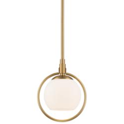 Possini Euro Carlyn 8 3/4&quot; Wide Gold and Glass Orb Mini Pendant Light