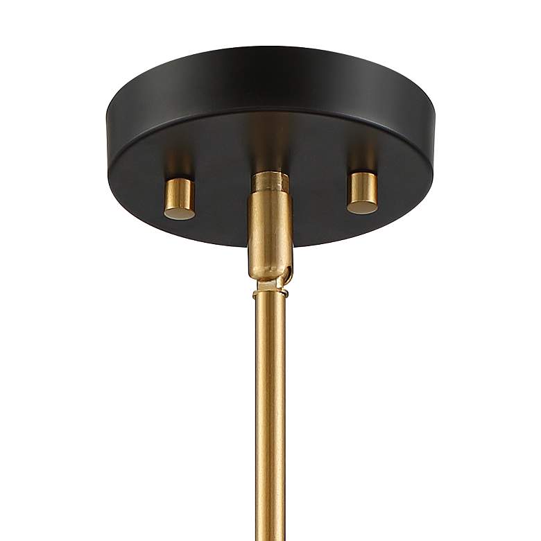Image 5 Possini Euro Carlyn 8 3/4" Wide Gold and Glass Orb Mini Pendant Light more views